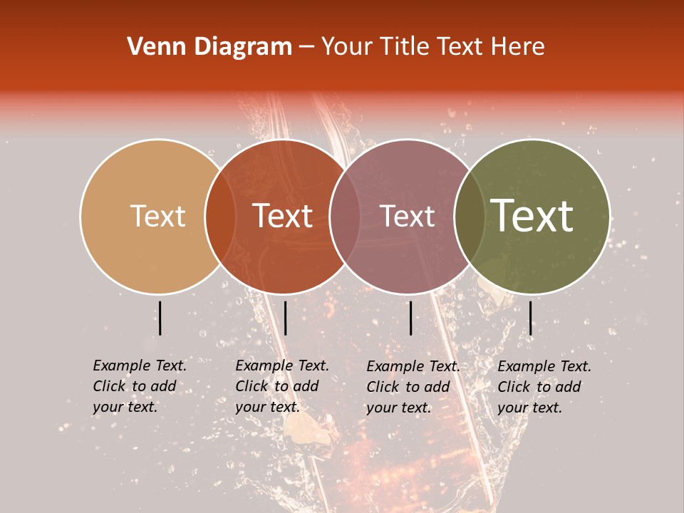 Dark Splash Black PowerPoint Template