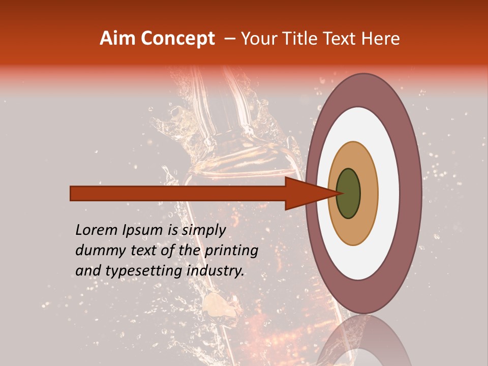 Dark Splash Black PowerPoint Template