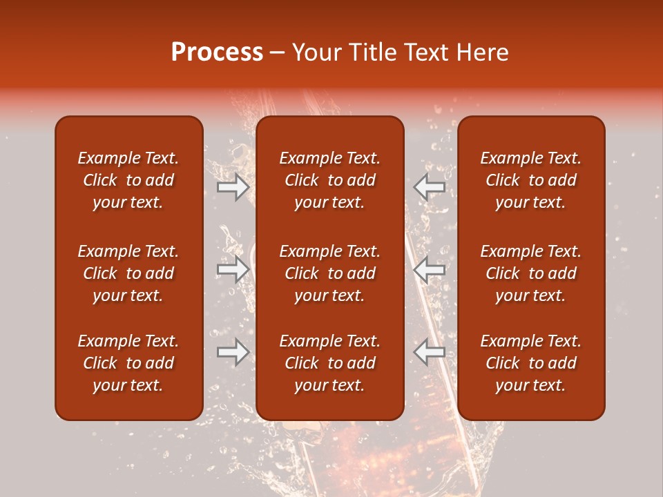 Dark Splash Black PowerPoint Template