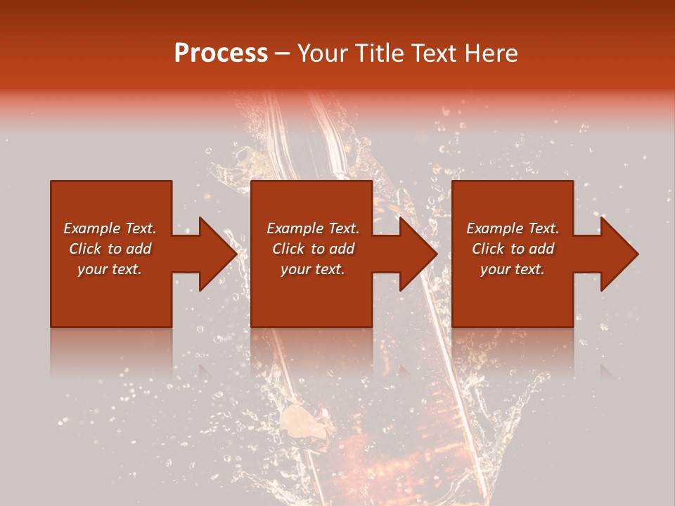 Dark Splash Black PowerPoint Template