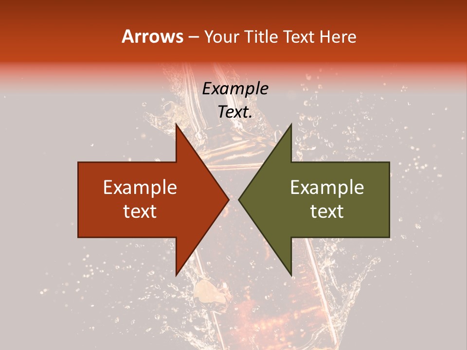 Dark Splash Black PowerPoint Template