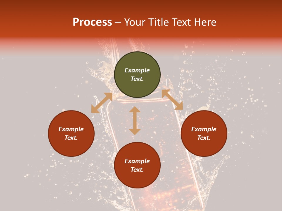 Dark Splash Black PowerPoint Template