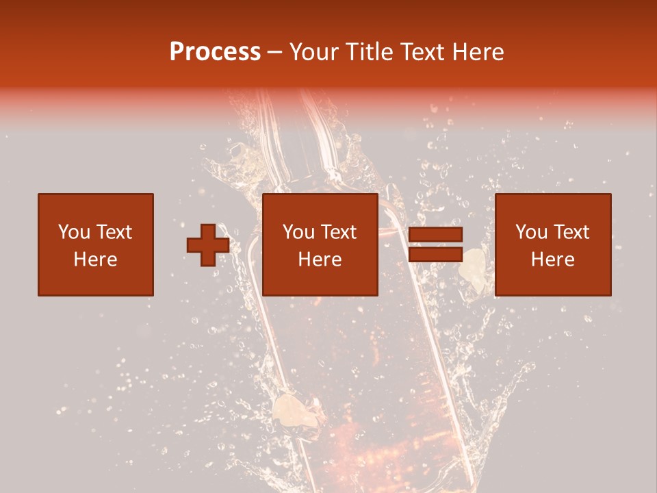 Dark Splash Black PowerPoint Template