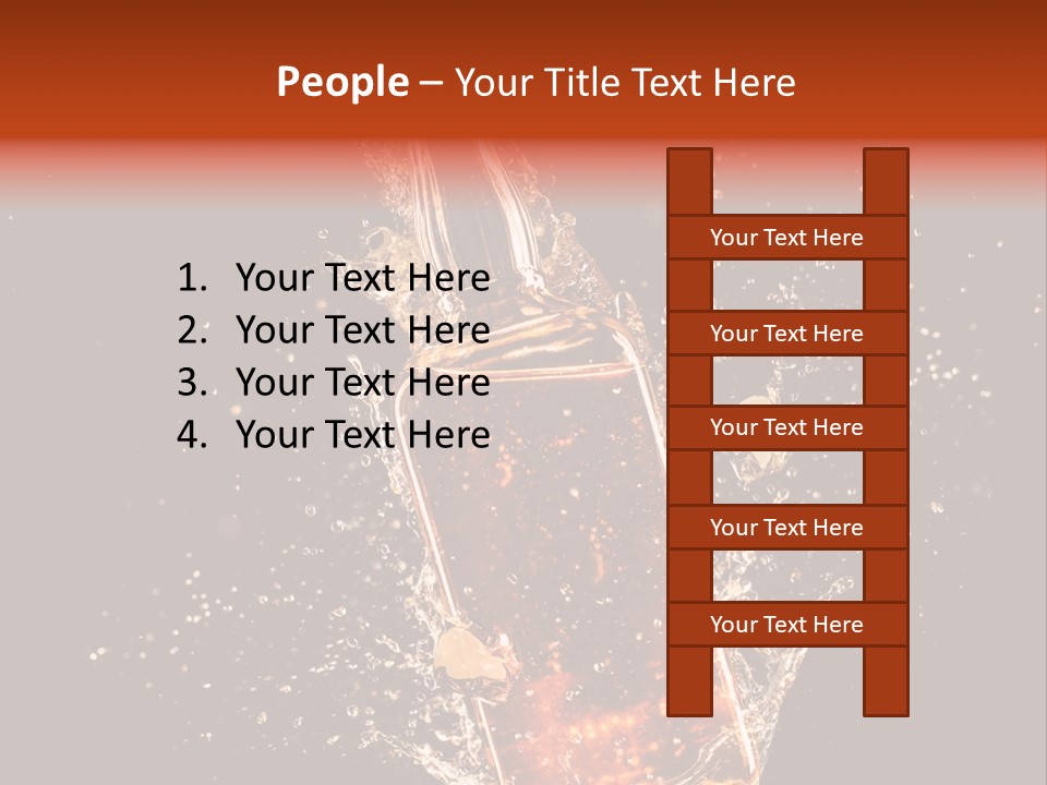 Dark Splash Black PowerPoint Template