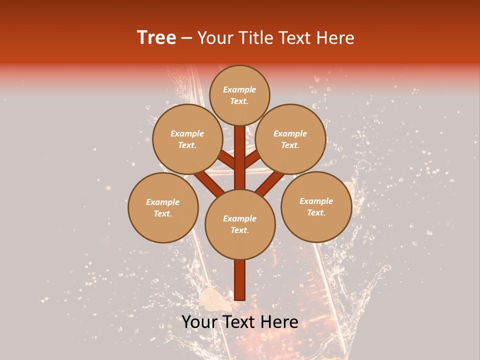 Dark Splash Black PowerPoint Template