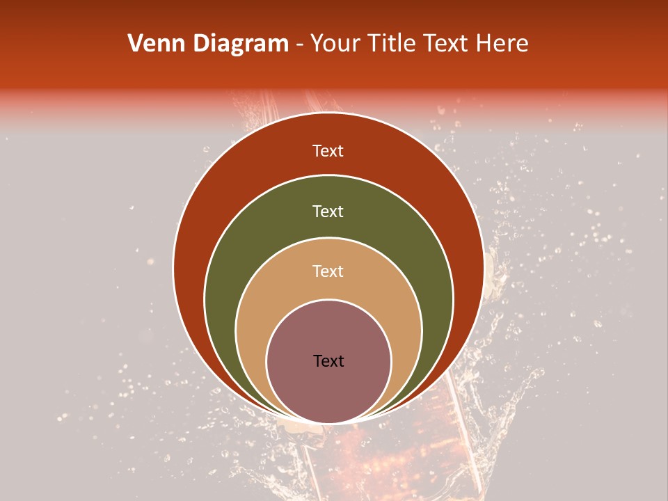 Dark Splash Black PowerPoint Template