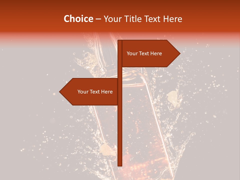 Dark Splash Black PowerPoint Template