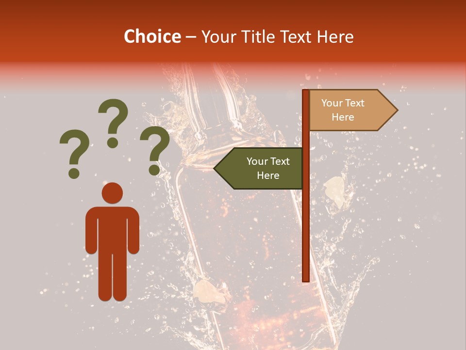 Dark Splash Black PowerPoint Template