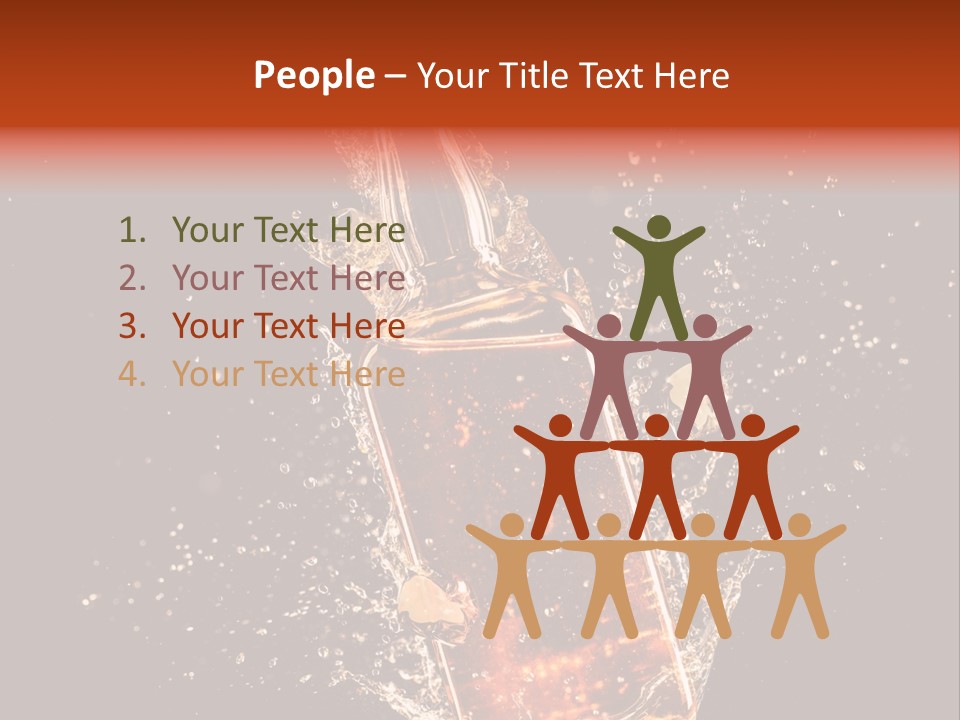 Dark Splash Black PowerPoint Template