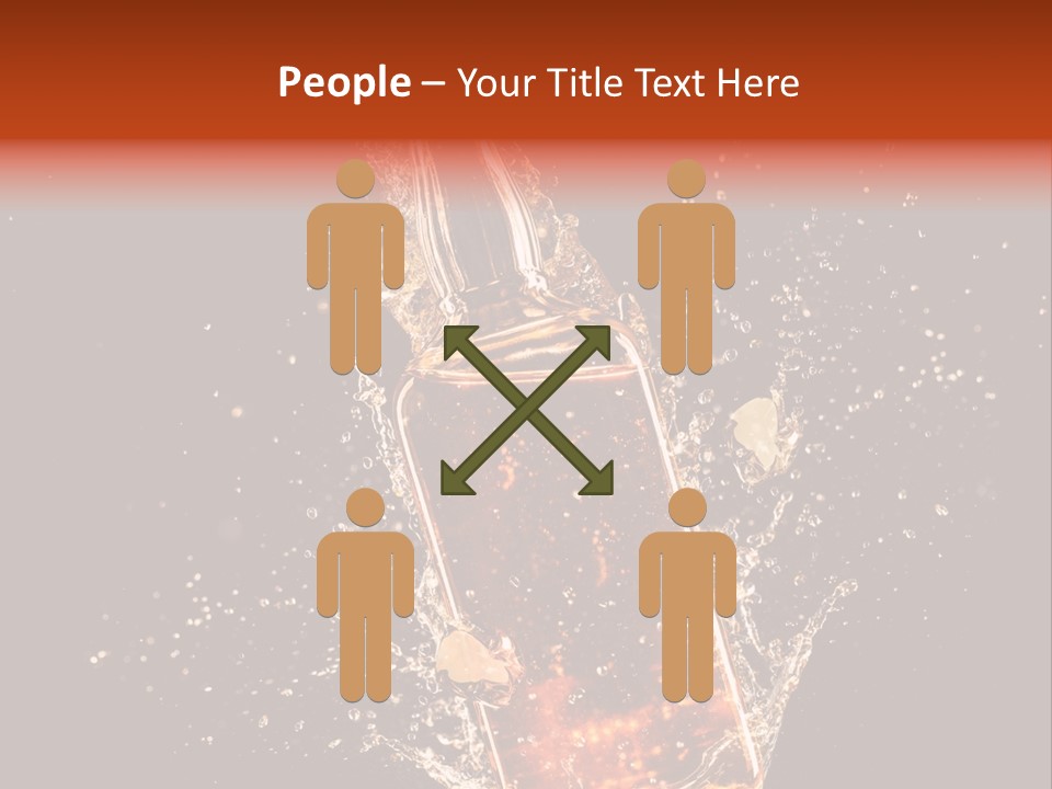 Dark Splash Black PowerPoint Template