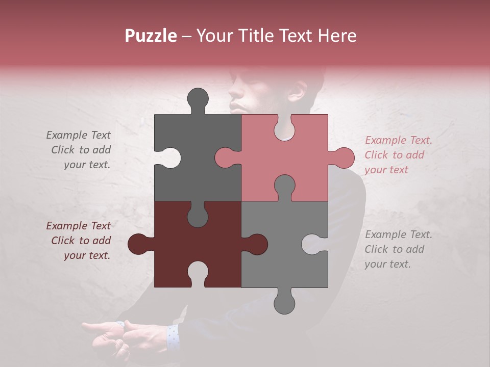 Male Cool One PowerPoint Template