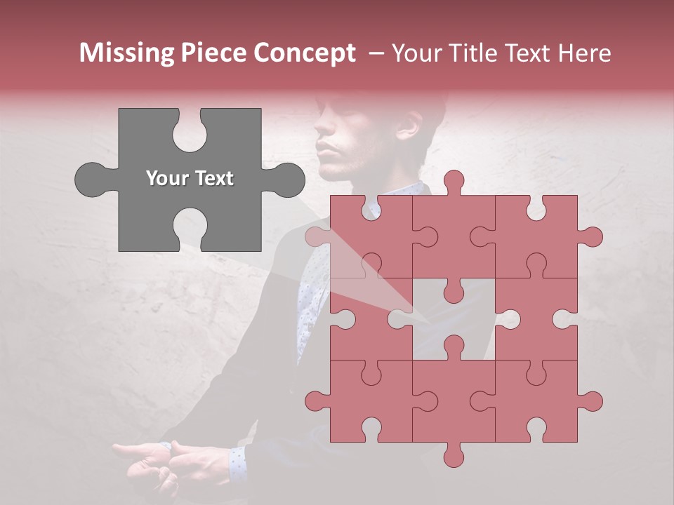 Male Cool One PowerPoint Template