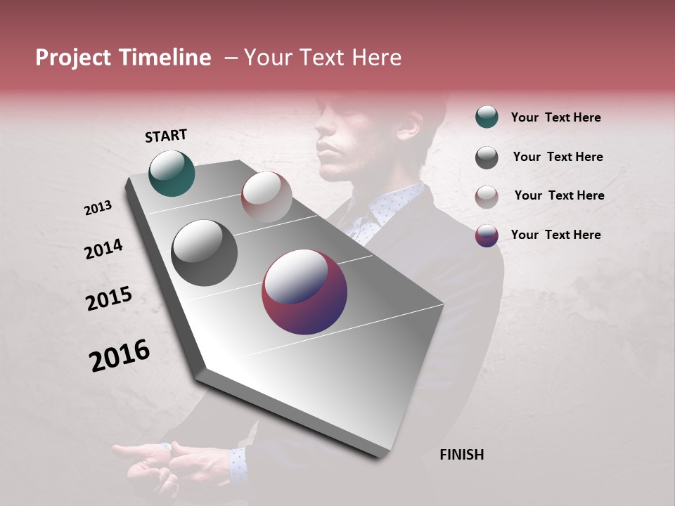 Male Cool One PowerPoint Template