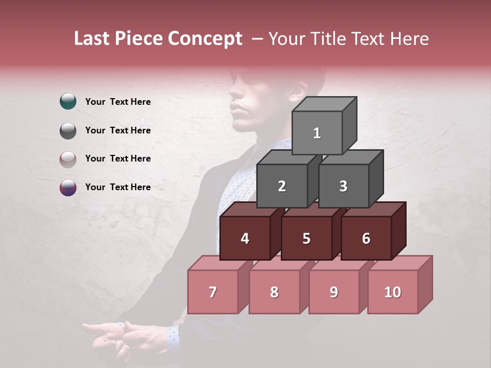 Male Cool One PowerPoint Template