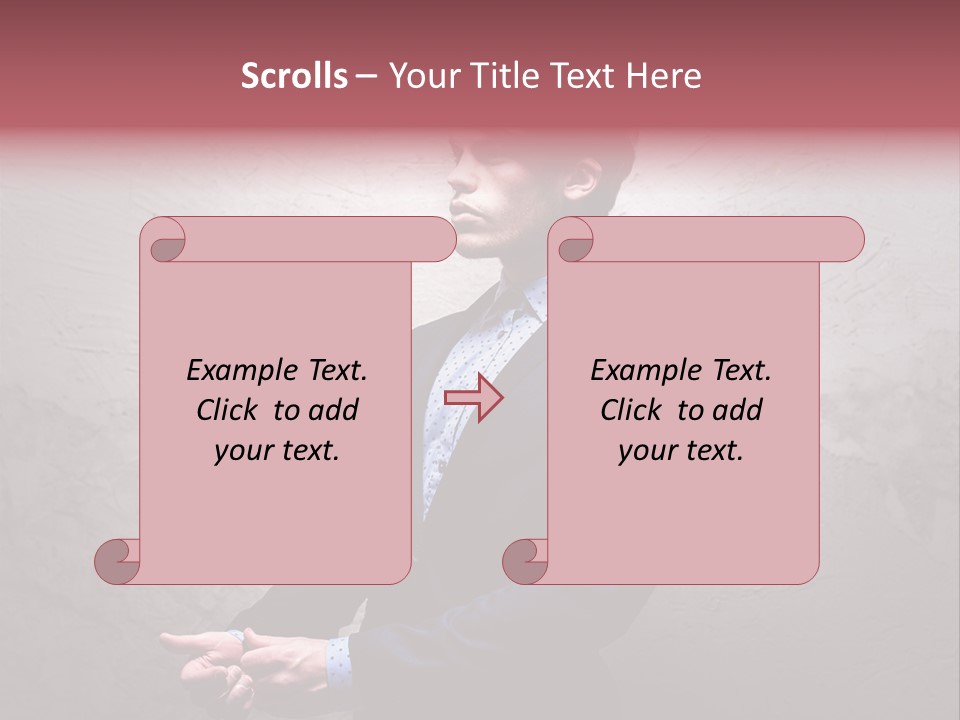 Male Cool One PowerPoint Template