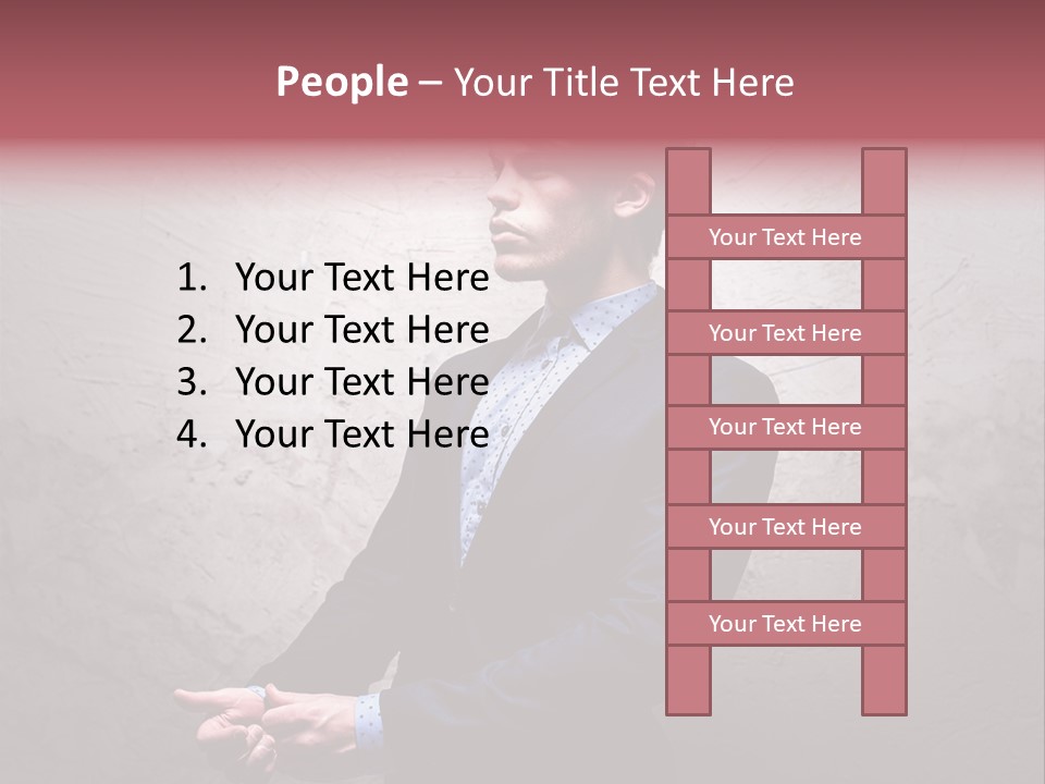 Male Cool One PowerPoint Template