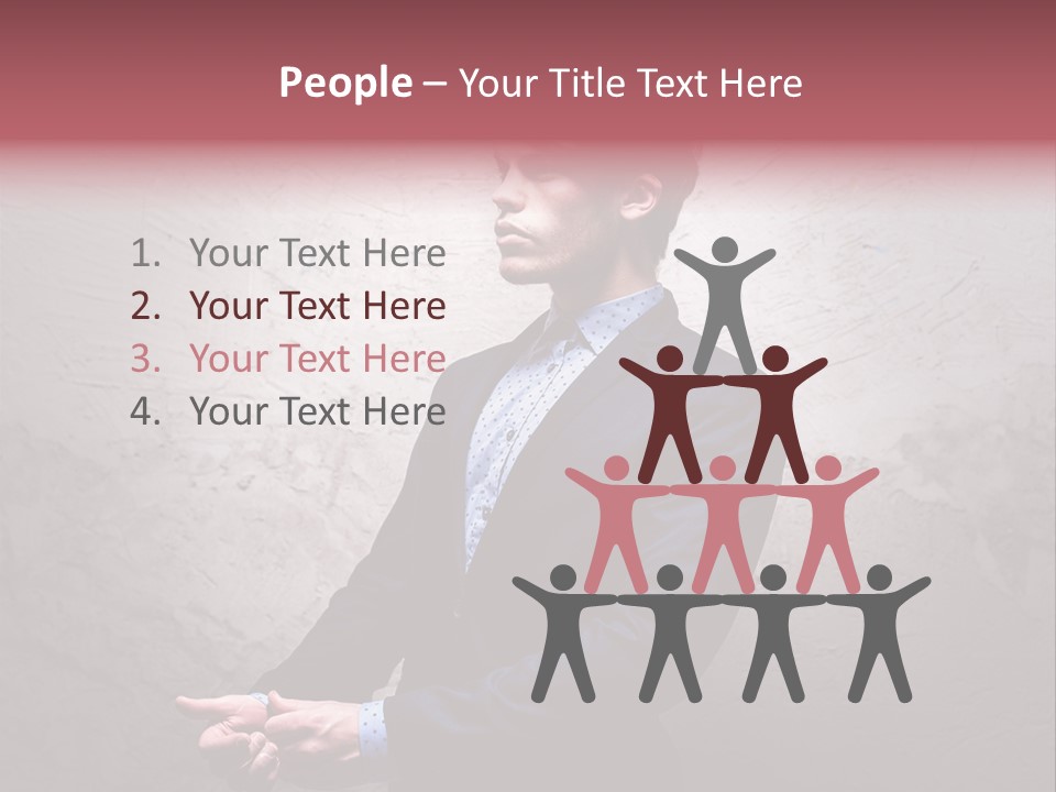 Male Cool One PowerPoint Template