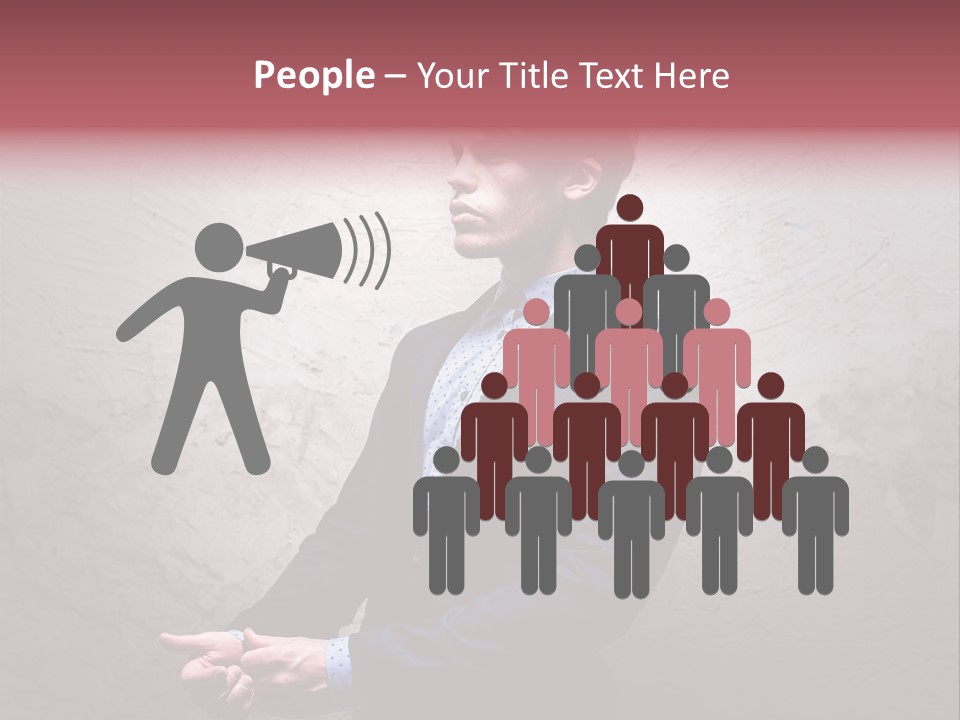 Male Cool One PowerPoint Template