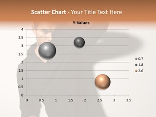 Standing Casual Model PowerPoint Template