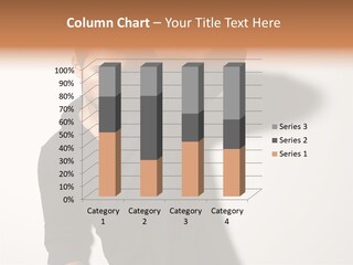 Standing Casual Model PowerPoint Template