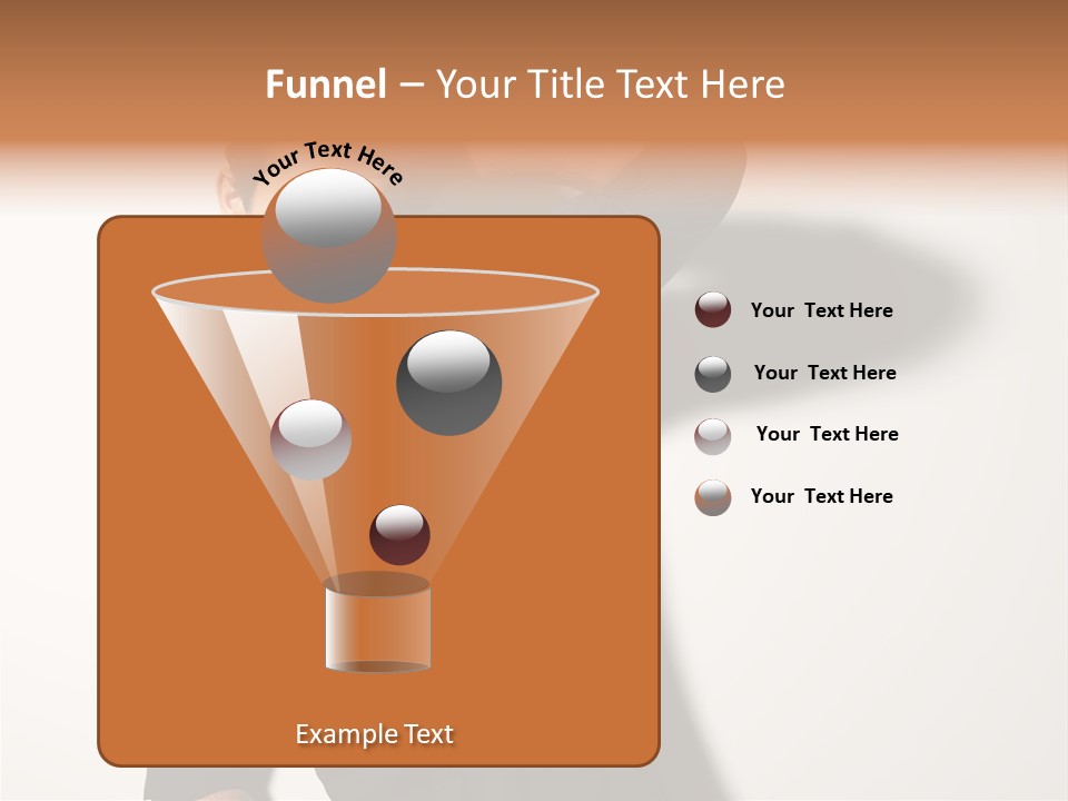 Standing Casual Model PowerPoint Template