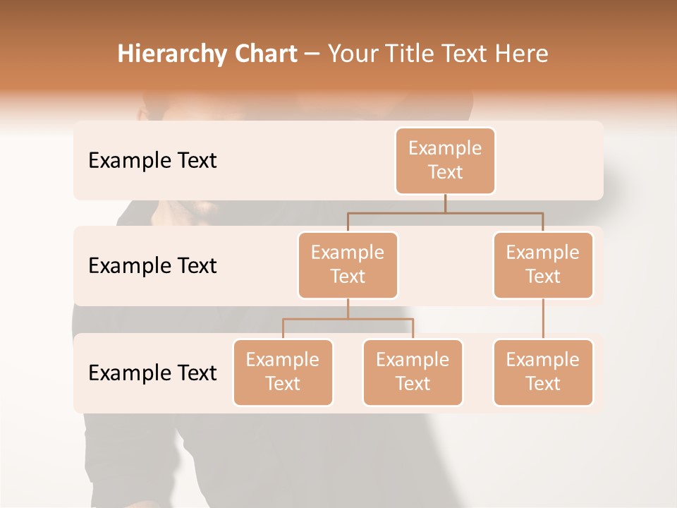 Standing Casual Model PowerPoint Template