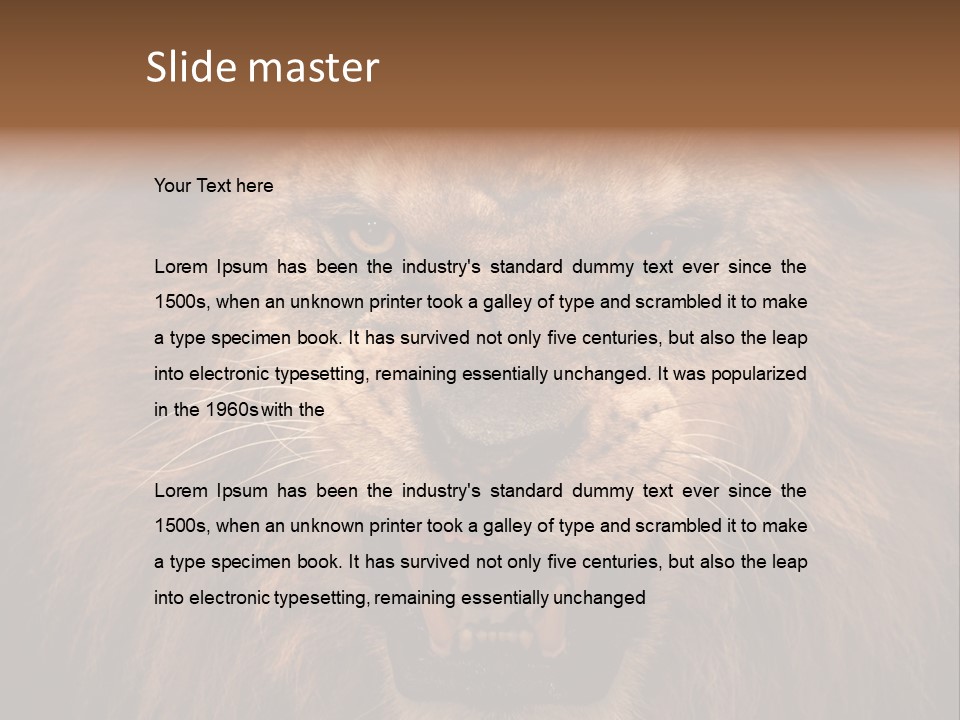 Wild Nature African PowerPoint Template