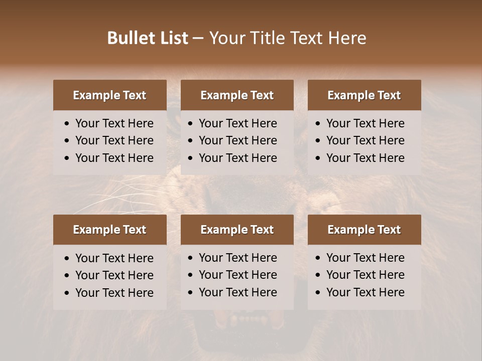 Wild Nature African PowerPoint Template