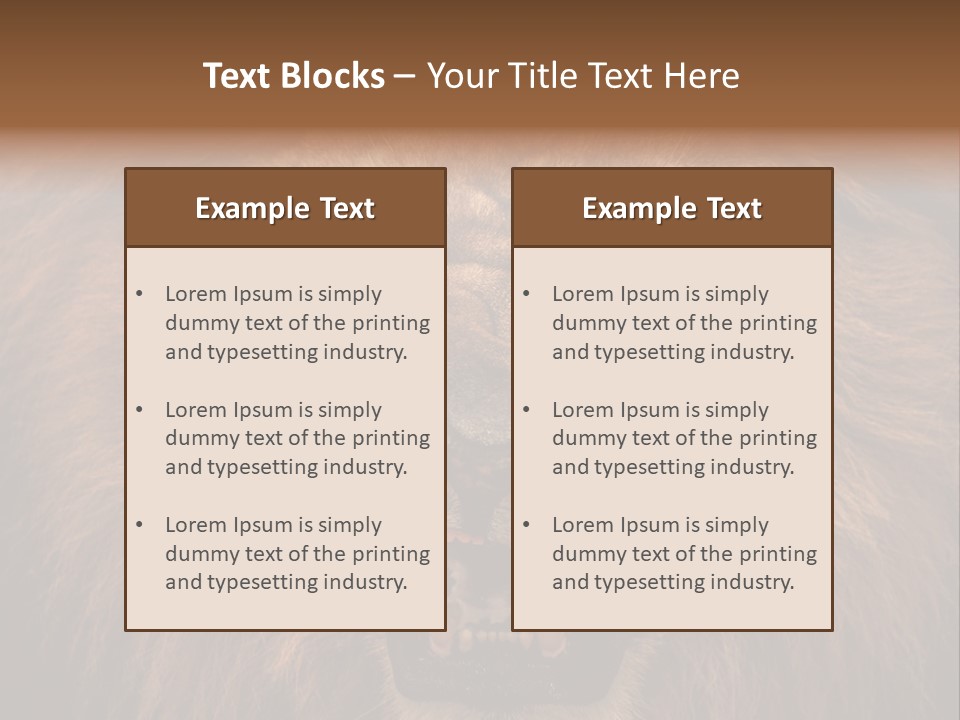 Wild Nature African PowerPoint Template