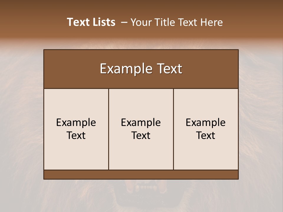 Wild Nature African PowerPoint Template