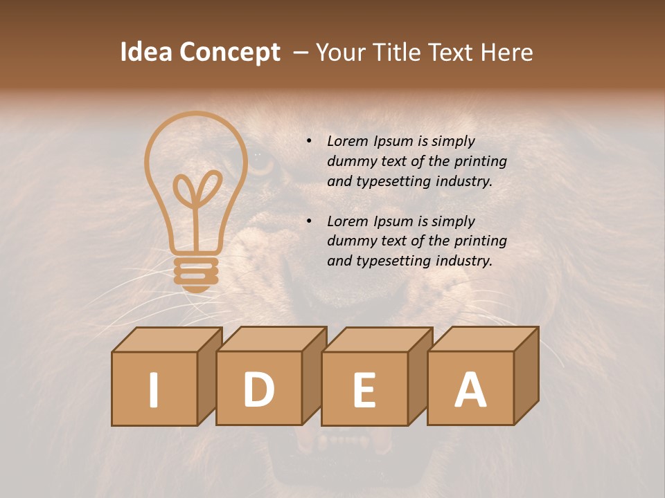 Wild Nature African PowerPoint Template