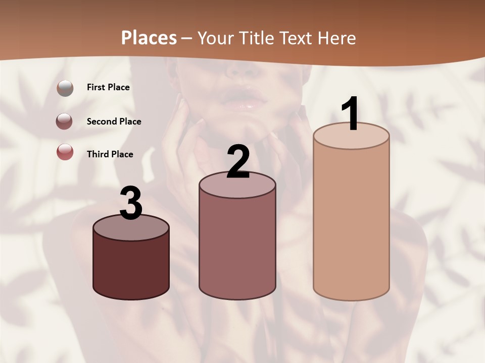 Elegance Pattern Lips PowerPoint Template