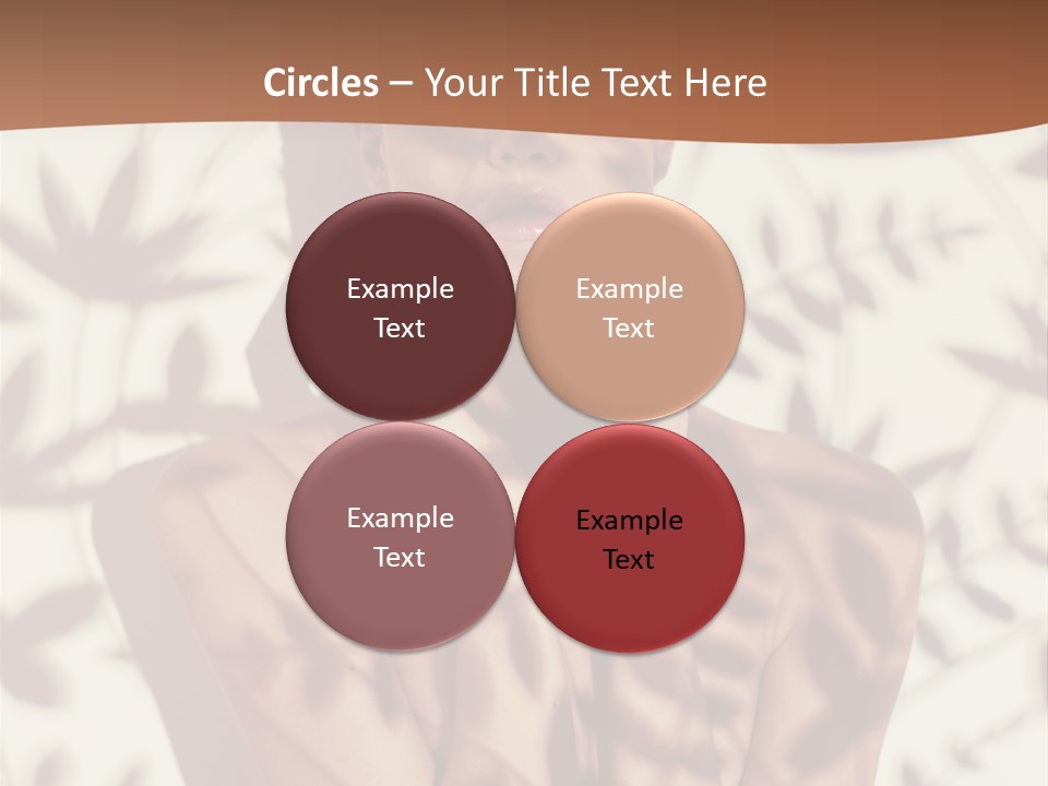 Elegance Pattern Lips PowerPoint Template