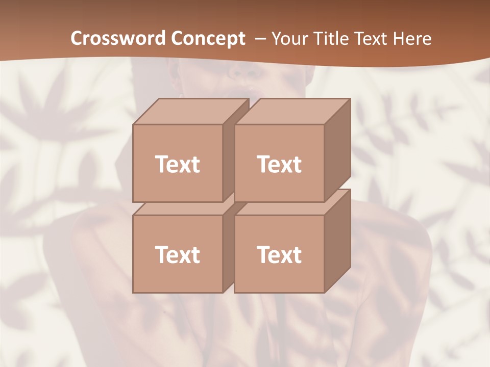 Elegance Pattern Lips PowerPoint Template