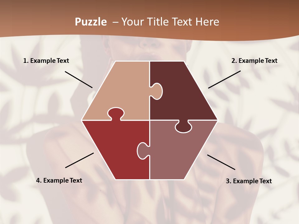 Elegance Pattern Lips PowerPoint Template