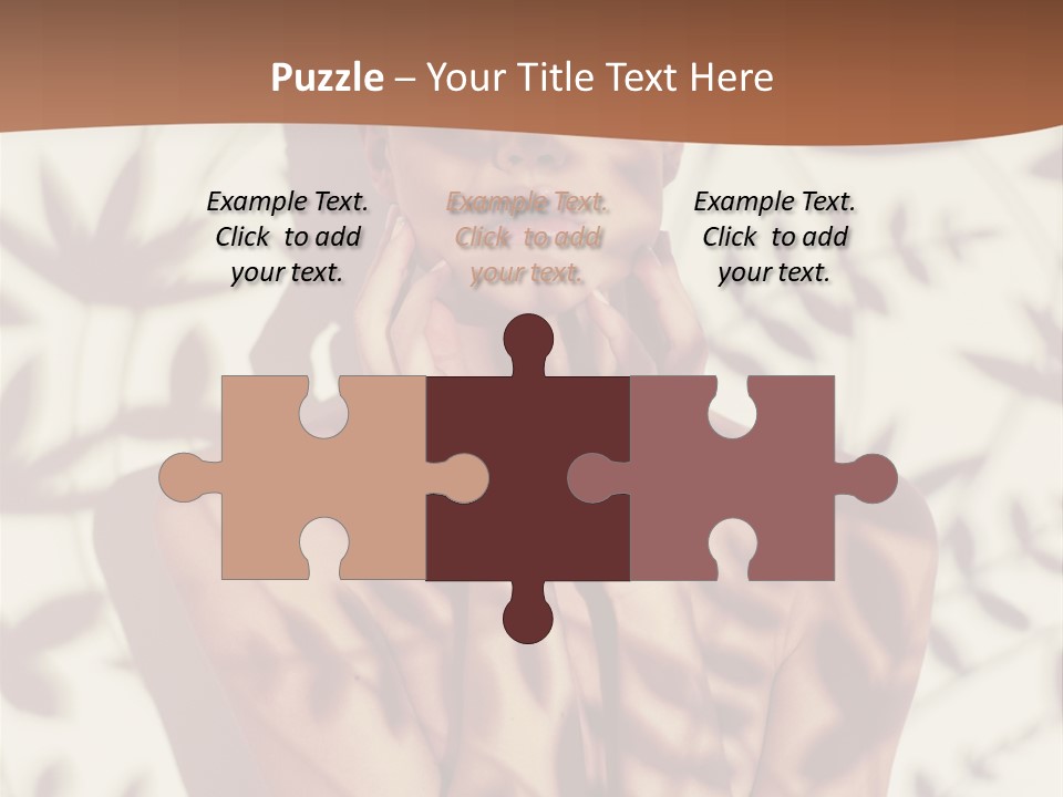 Elegance Pattern Lips PowerPoint Template