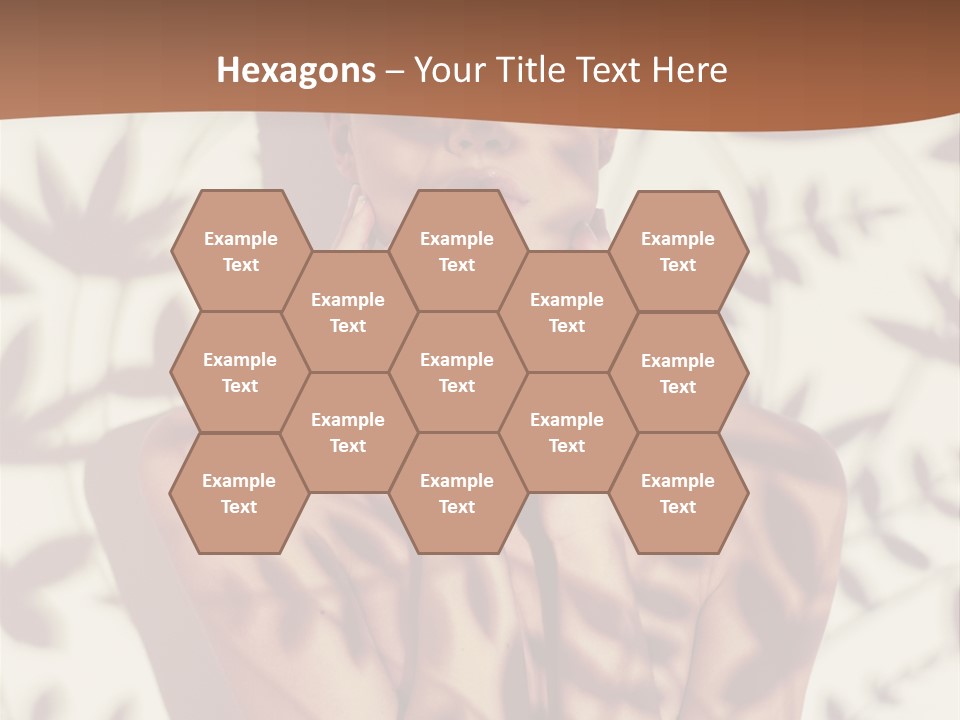 Elegance Pattern Lips PowerPoint Template