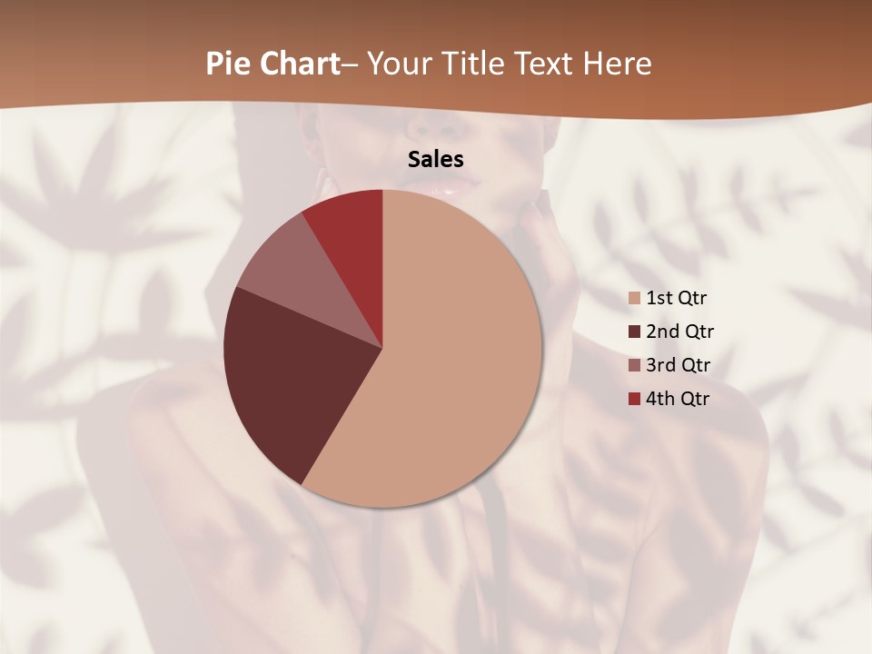 Elegance Pattern Lips PowerPoint Template