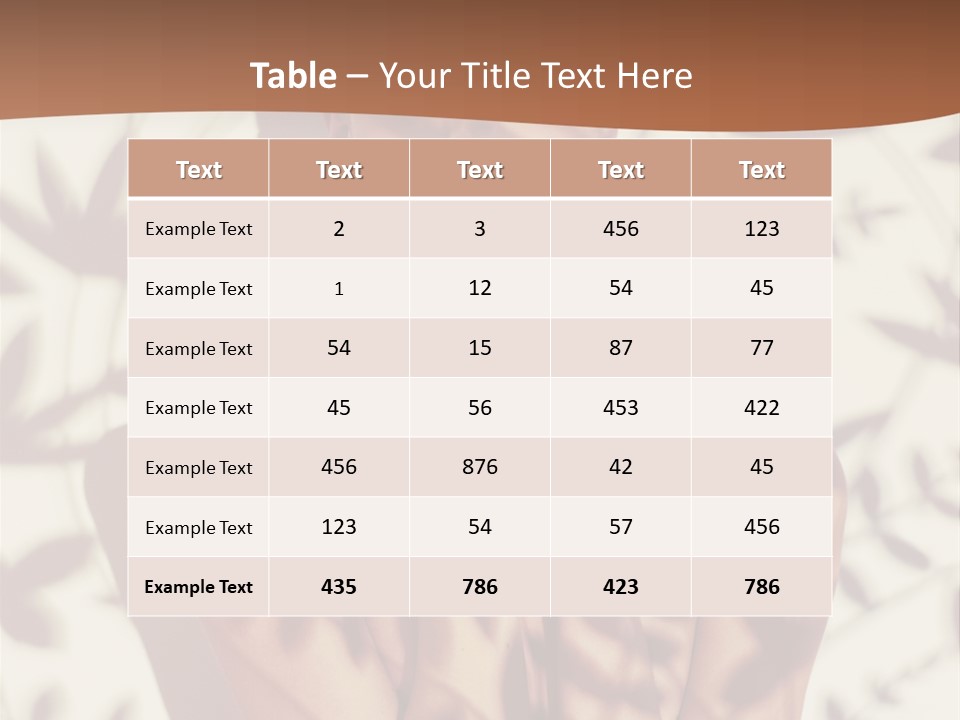 Elegance Pattern Lips PowerPoint Template