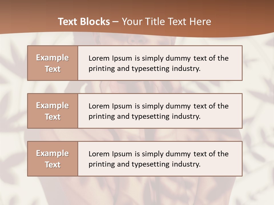 Elegance Pattern Lips PowerPoint Template