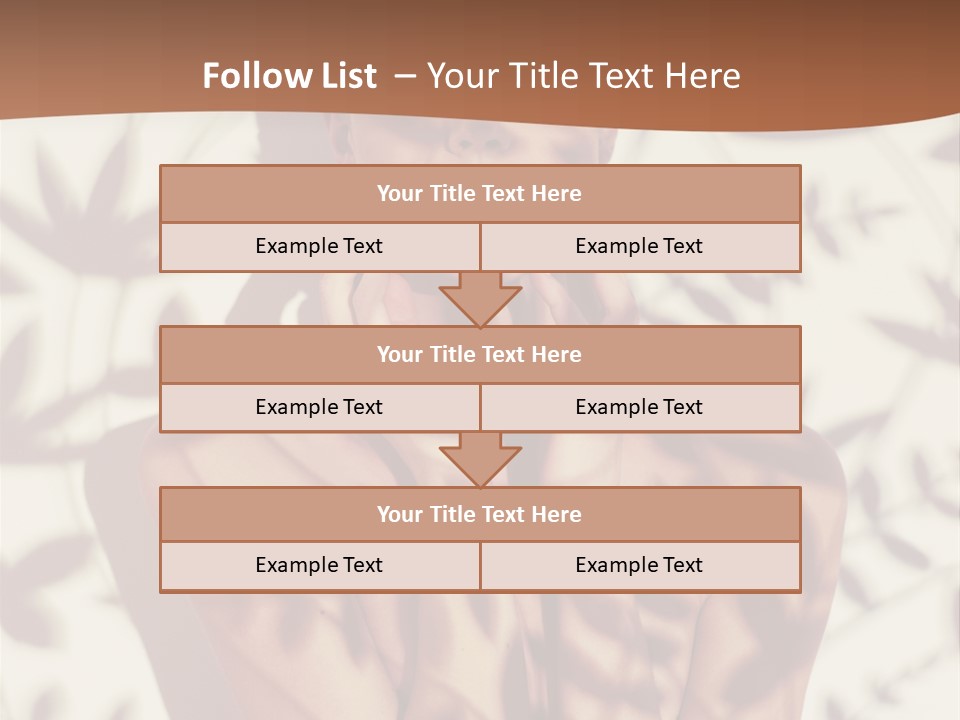 Elegance Pattern Lips PowerPoint Template