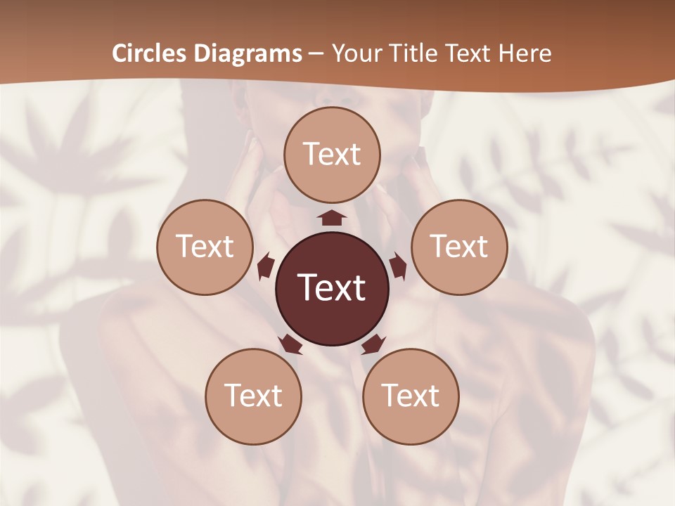 Elegance Pattern Lips PowerPoint Template