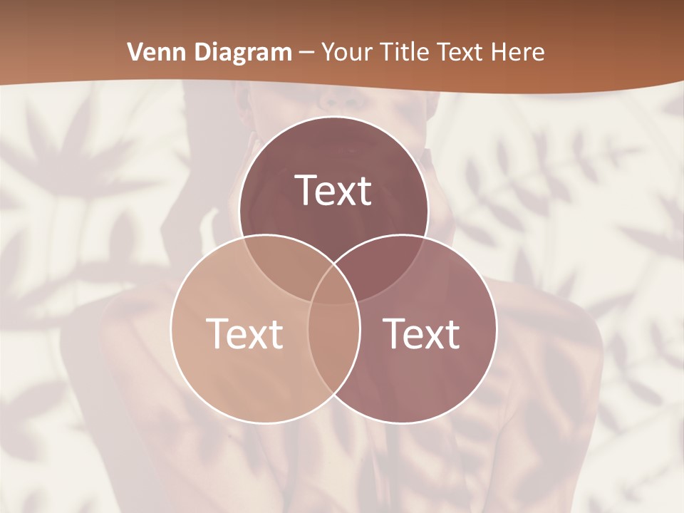 Elegance Pattern Lips PowerPoint Template