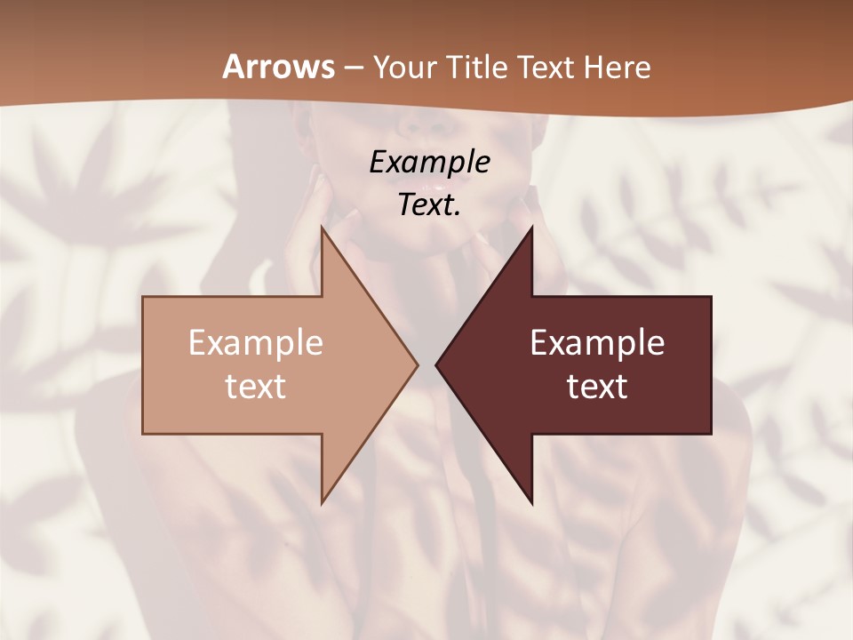 Elegance Pattern Lips PowerPoint Template