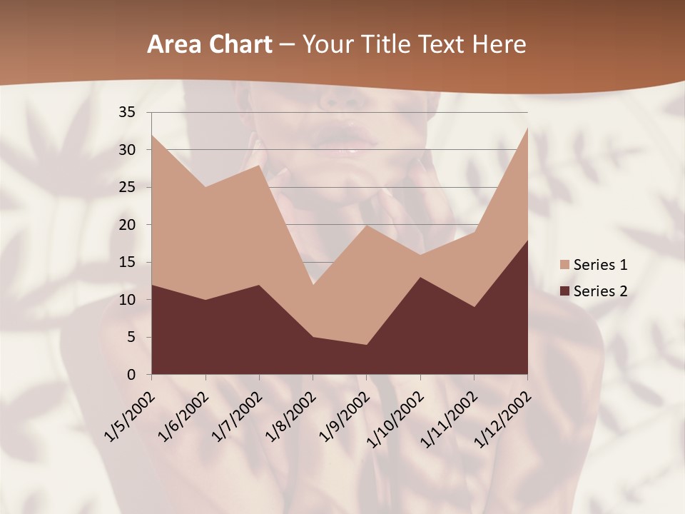 Elegance Pattern Lips PowerPoint Template