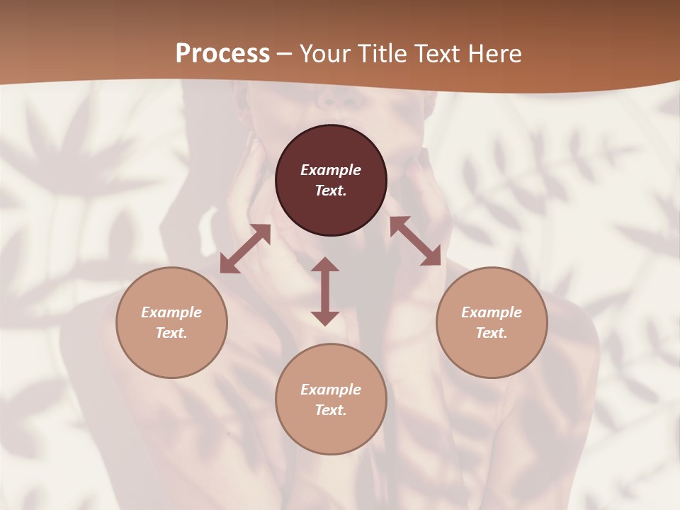 Elegance Pattern Lips PowerPoint Template