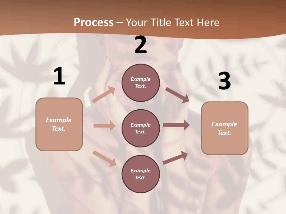 Elegance Pattern Lips PowerPoint Template