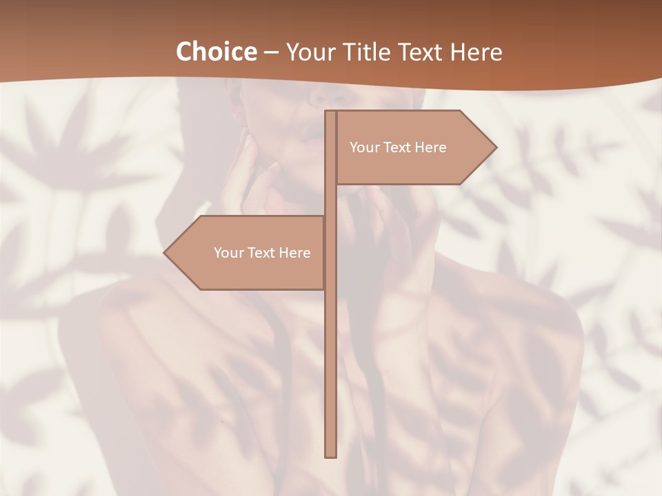 Elegance Pattern Lips PowerPoint Template