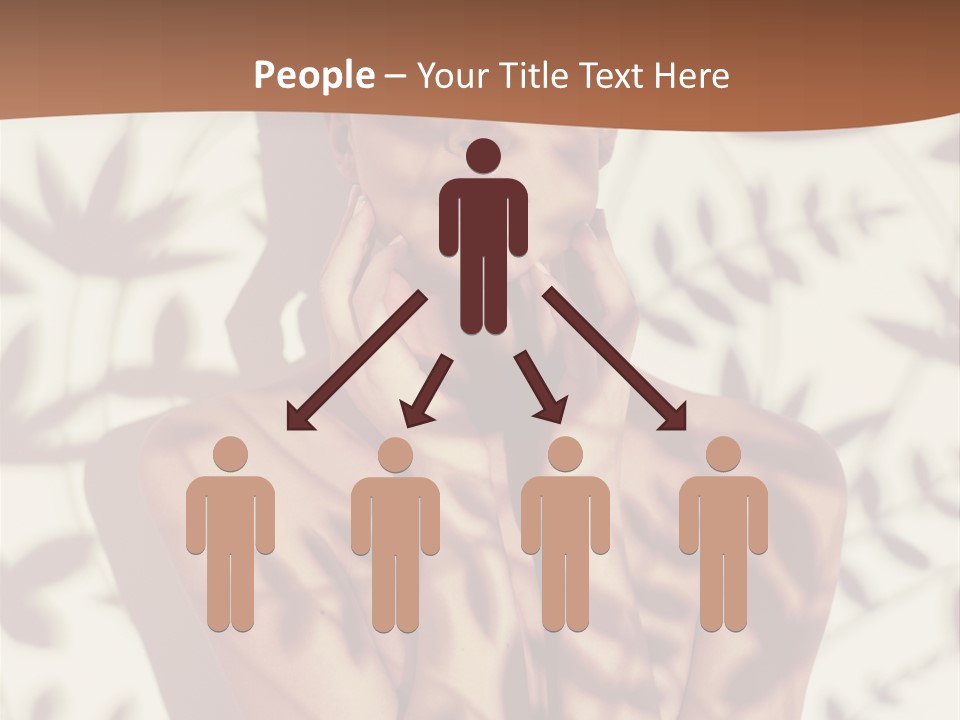 Elegance Pattern Lips PowerPoint Template