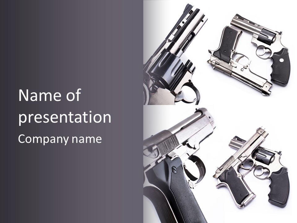 Protection Dangerous Bullet PowerPoint Template